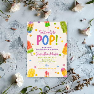 Popsicle-Baby-Party Sommerfeier Einladung