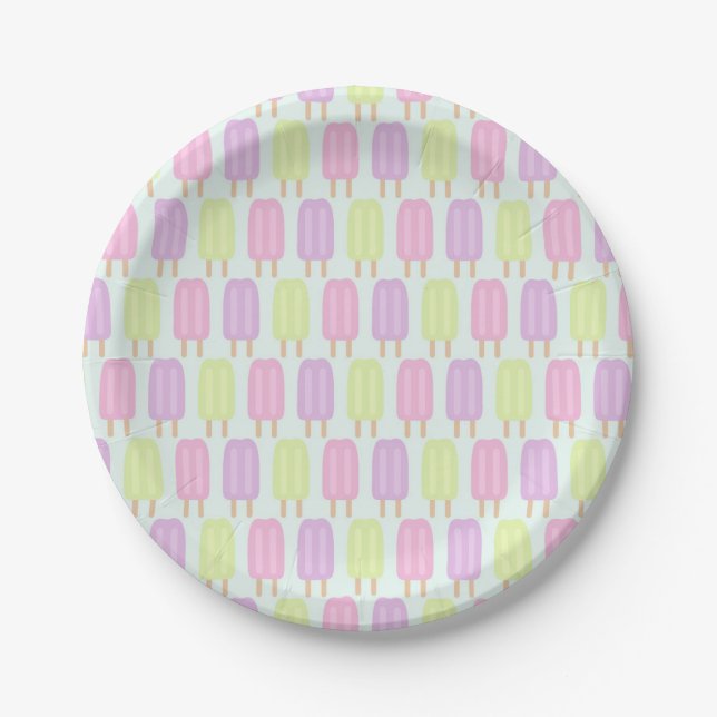 Popsicle Birthday Party Paper Teller (Vorderseite)