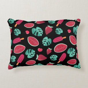Popsicle, Cherry, Strawberry & Watermelon Dekokissen