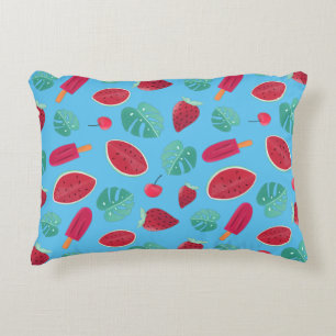 Popsicle, Cherry, Strawberry & Watermelon Dekokissen