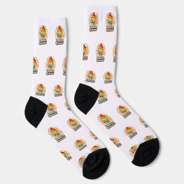 Popsicle Dreamer Retro-Socken Socken (Rechts)