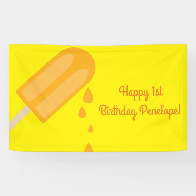 Popsicle-niedlicher Sommer-1. Banner (Horizontal)