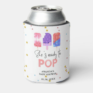 Popsicle Sie ist bereit zu platzen Baby Shower Dosenkühler