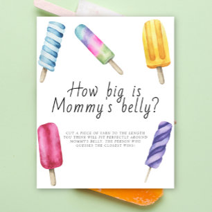 Popsicle - Wie groß ist das Bauchspiel von Mama? Poster
