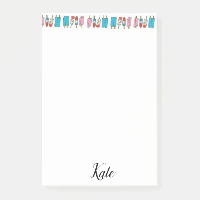 Popsicles Post-it Notes (Devant)