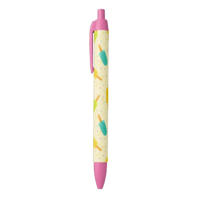 Popsicles und Tupfen, die Stift schreiben (Oberseite (Vertikal))