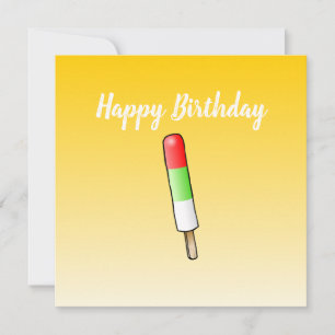 Popsisoft flat Greeting Birthday Card Karte