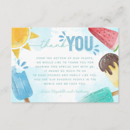 Popsiv Dankeschön Karte Hinweis