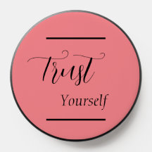 'Faites-Vous Confiance' Phrase Noir