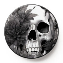 Gothique Crâne sombre Sorcière Éffrayante