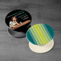 Rétro Lime et Aqua "Surfboard" rayé