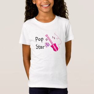 Popstar Pinke Gitarre T-Shirt