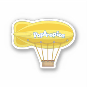 Poptropica Blimp-Aufkleber Aufkleber