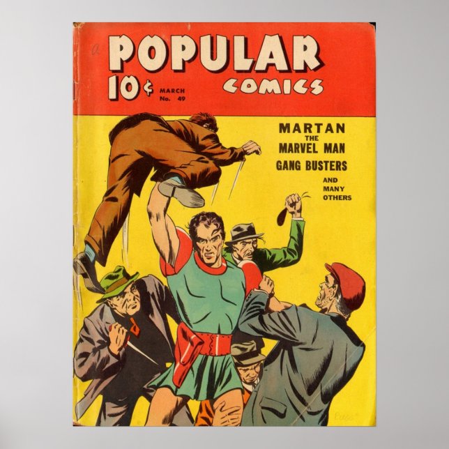 Popular Comics 049 JVJOnt Poster (Vorne)