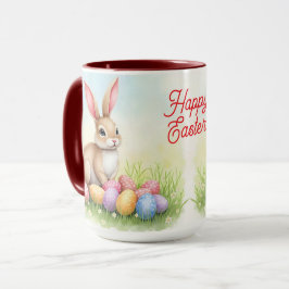 Popular Cute Easter Bunny And Eggs Collection Tasse