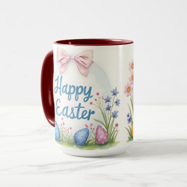 Popular Easter Eggs Beautiful Collection Tasse (Vorderseite Links)