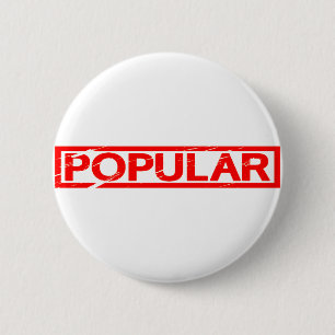 Populäre Briefmarke Button