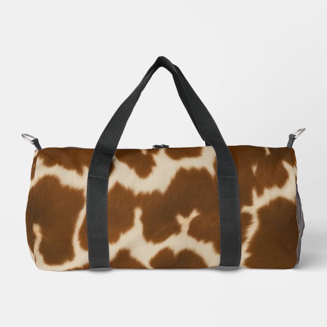 Populäre Elegante Kuh Imitate Leather Collection Duffle Bag (Vorderseite)