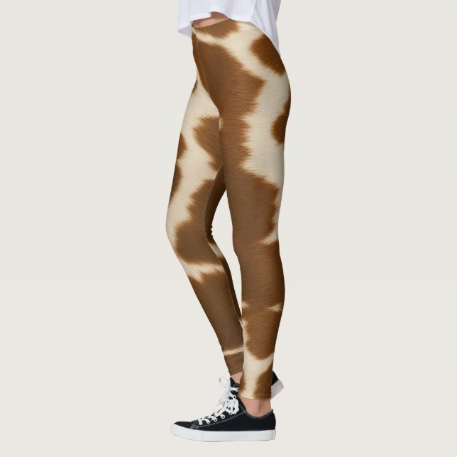 Populäre Elegante Kuh Imitate Leather Collection Leggings (Links)