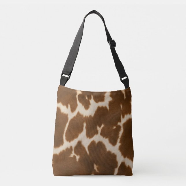 Populäre Elegante Kuh Imitate Leather Collection Tragetaschen Mit Langen Trägern (Vorderseite)