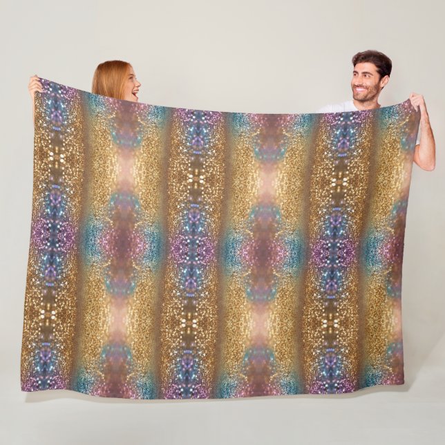 Populäre Glitzer Opal Holographic Collection Fleecedecke (Beispiel)
