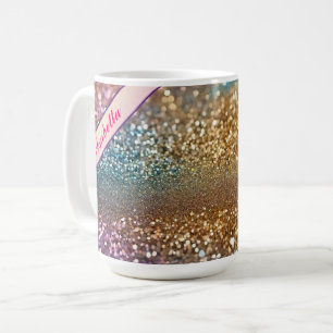 Populäre Glitzer Opal Holographic Collection Kaffeetasse