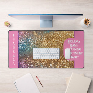 Populäre Glitzer Opal Holographic Collection Schreibtischunterlage