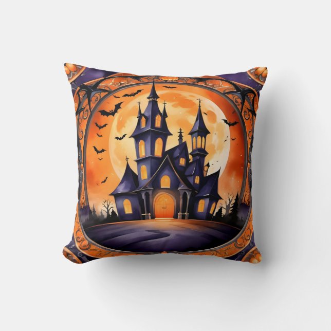 Populäre Halloween Pumpkin Autumn Collection Kissen (Vorderseite)