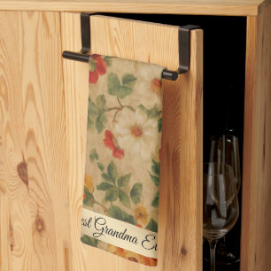 Populäre Kollektion Vintager Wasserfarben Geschirrtuch