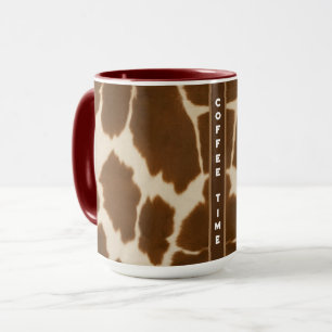 Populäre Kuh-Imitate Leather Elegante Collection Tasse