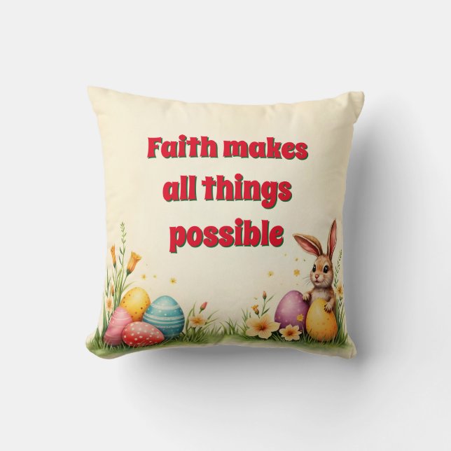 Populäre Osterlanzensammlung Kissen (Vorderseite)