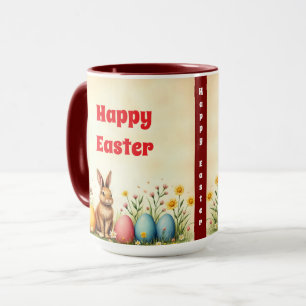 Populäre Sammlung von kleinen Kaninchen und Ostere Tasse