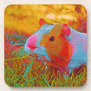 Populäre Tiere - Guinea Getränkeuntersetzer