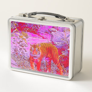 Populäre Tiere - Tiger 1 Metall Brotdose