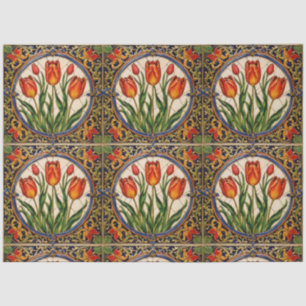 Populäre Tulips Schöne Sammlung Seidenpapier