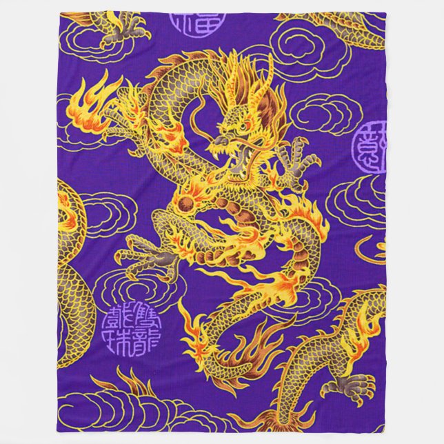 Populärste königliche chinesische fleecedecke (Vorderseite)