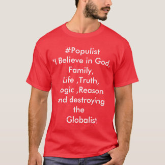 Populistisches konservatives Shirt