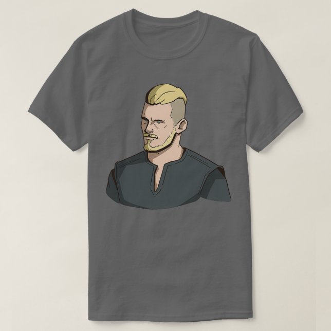 POPVERSE Vikings Bjorn Ironside T-Shirt (Design vorne)