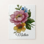 Porcelain Inspired Flora Puzzle<br><div class="desc">Enjoy hours of fun and creativity with our customizable Porcelain Inspired Flora   puzzle — a unique gift idea for all ages and a perfect keepsake for any occasion.</div>