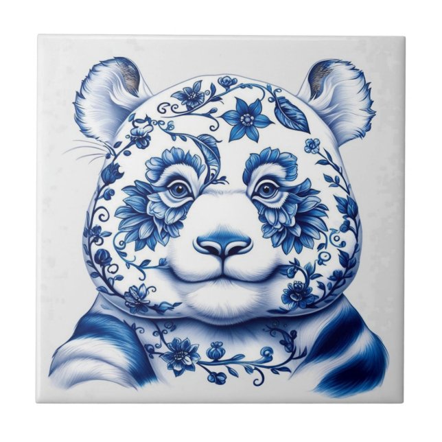 Porcelain Panda Fliese (Vorderseite)