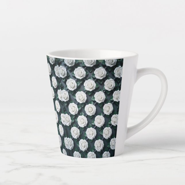 Porcelain White Rose Milchtasse (Rechts)