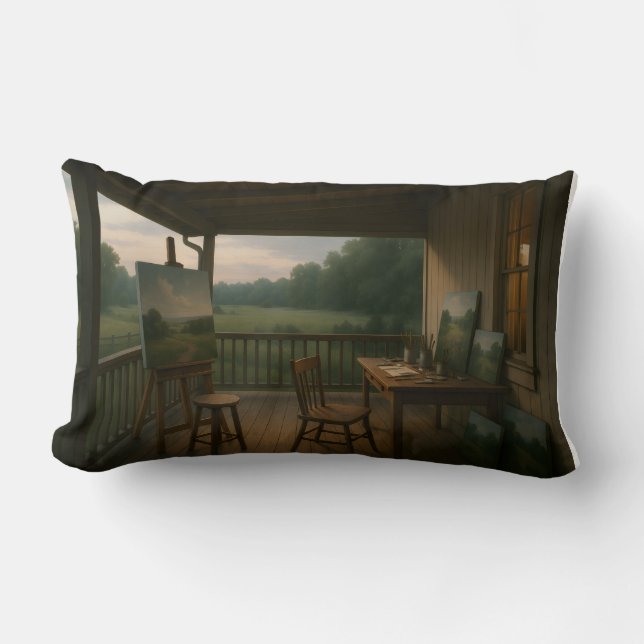 Porch Art Studio Schubkissen Lendenkissen (Vorderseite)