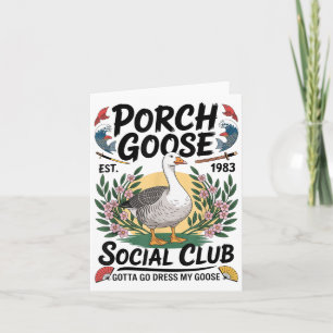 Porch Goose Social Club Gotta Go Dress My Goose  Karte