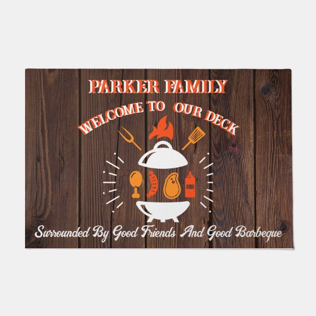 Porch | GRILLEN Custom Family Fußmatte (Vorderseite)