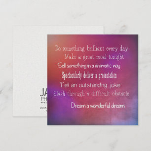 PORCH WISDOM 5.25 x 5.25 Karte