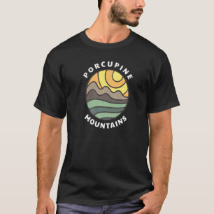 Porcupine Berge Michigan MI Porkies Vacation S T-Shirt