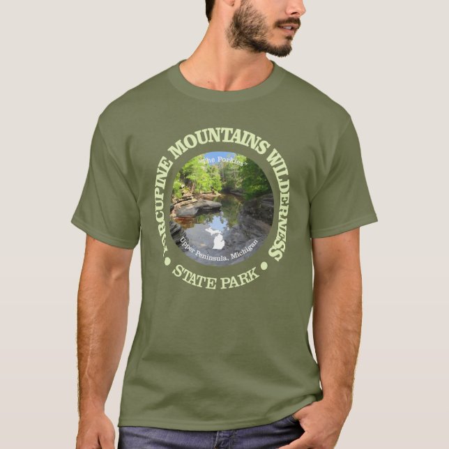 Porcupine Berge Wilderness SP T-Shirt (Vorderseite)