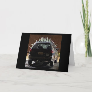 Porcupine Car 🚙 Dankeskarte
