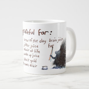 Porcupine Dankbarkeit Jumbo-Tasse