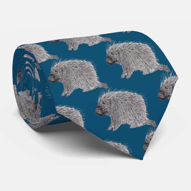 Porcupine Krawatte (Gerollt)